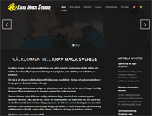 Tablet Screenshot of kravmagasverige.se